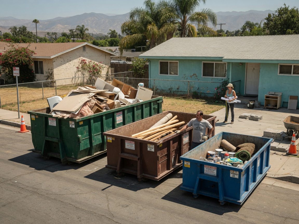 Matching Dumpster Size to Common Riverside Home Projects