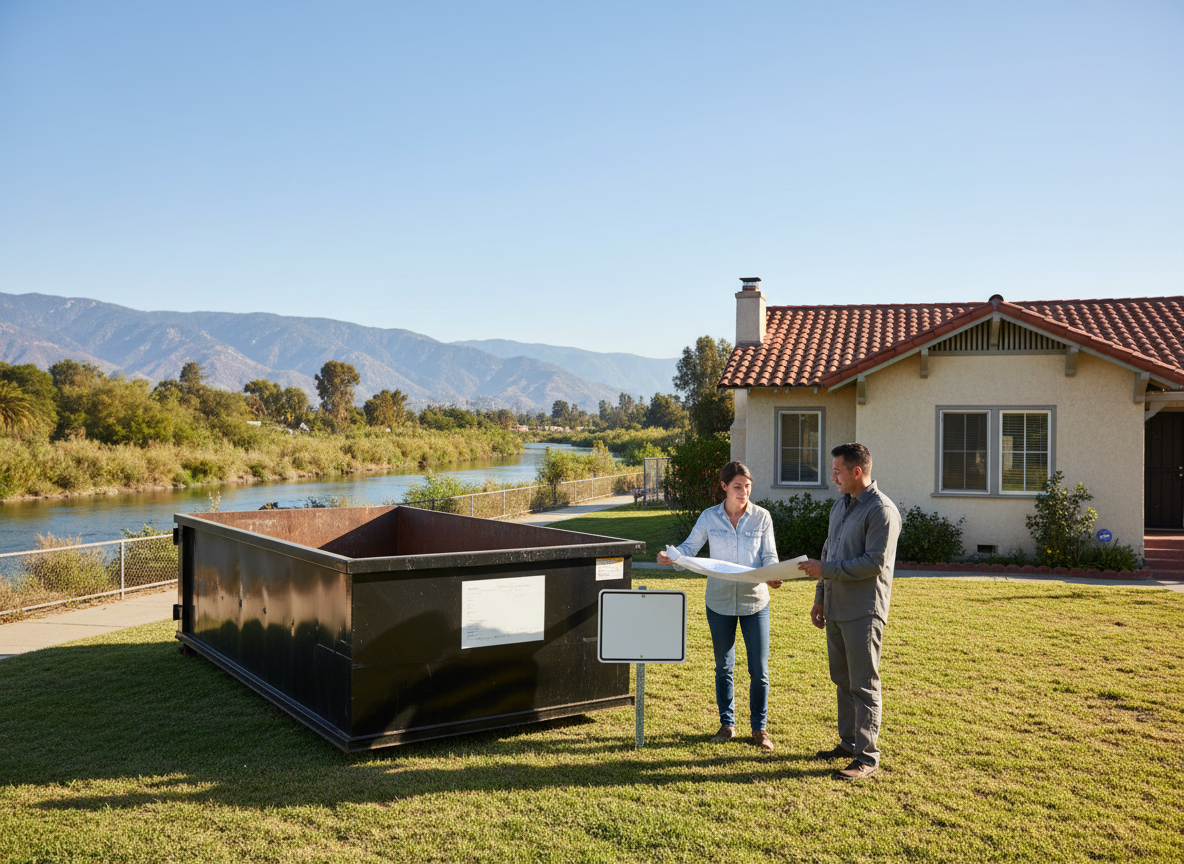 Riverside Permit Rules for Placing a Dumpster on Your Property